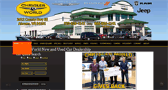 Desktop Screenshot of chryslerworld.com
