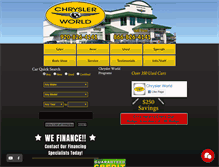 Tablet Screenshot of chryslerworld.com